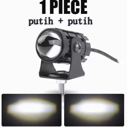 ZCXVC Lampu laser lampu led laser mini driving dual color putih kuning Motorcycle