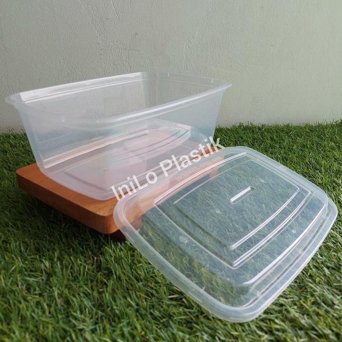 TERLARIS THINWALL DM 1850ML RECTANGLE / FOOD CONTAINER 1850 ML - 25PCS