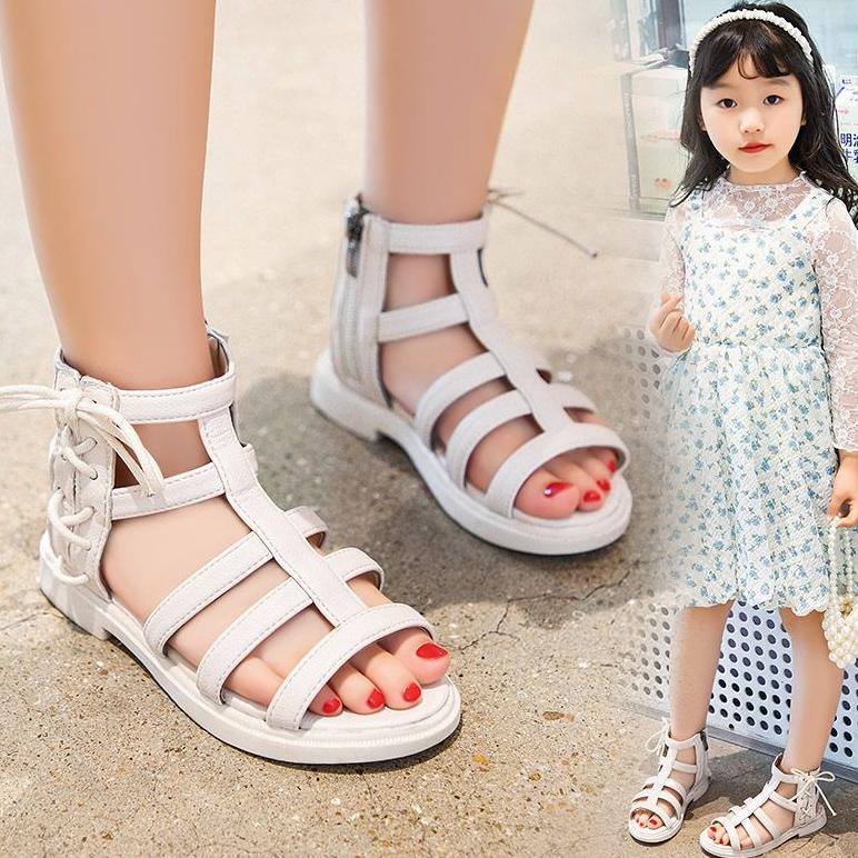 FREE ONGKIR SVEKES SEPATU SANDAL ANAK PEREMPUAN TALI PITA GELITER K001