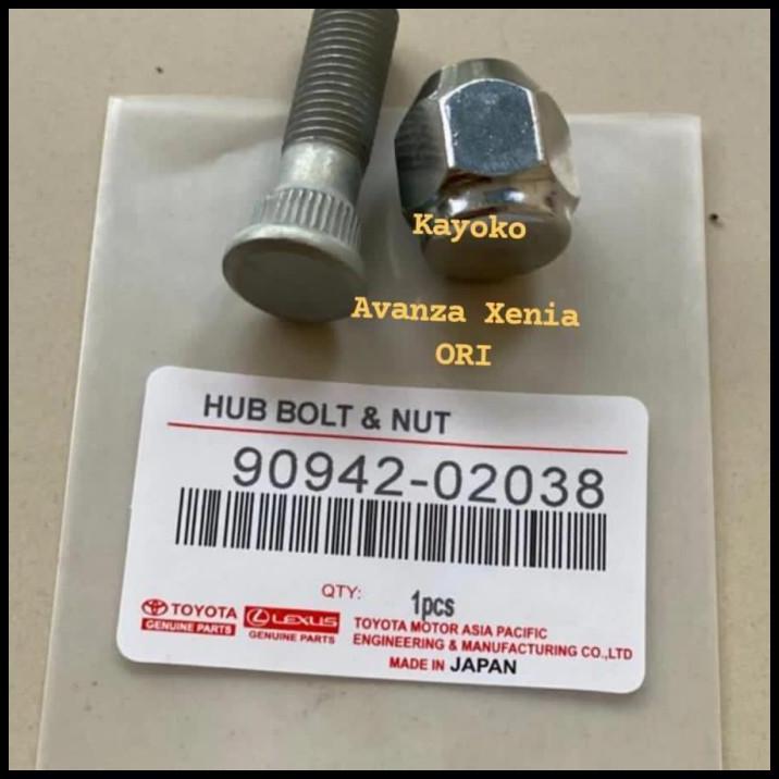 BEST DEAL BAUT RODA AVANZA XENIA ORI + MUR RACING HUB BOLT NUT AVANZA XENIA ORI 