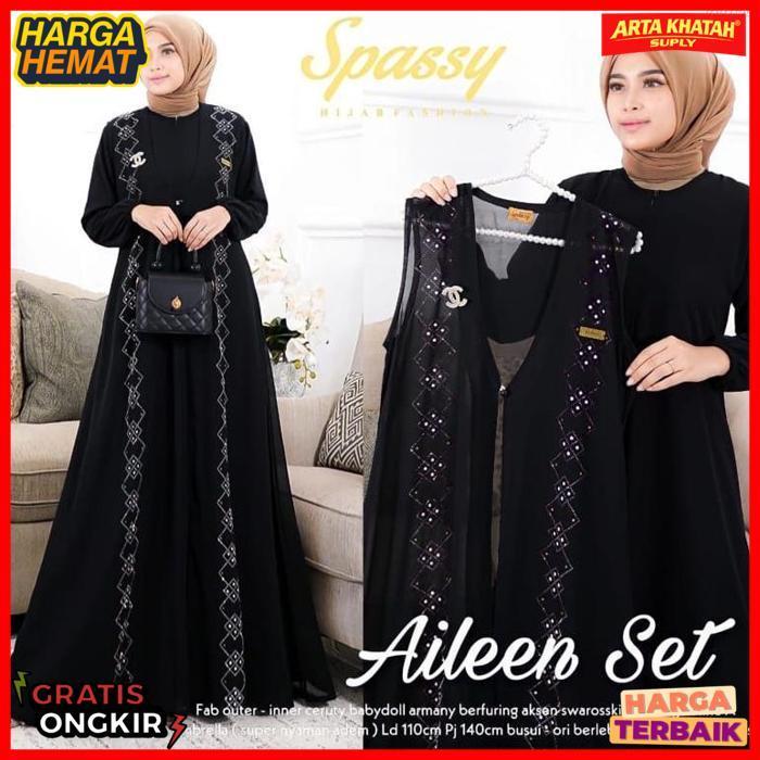Quality [Ada Jumbo] Aileen Set / Ailen Dres / Aileen Dress / Aileen Gamis