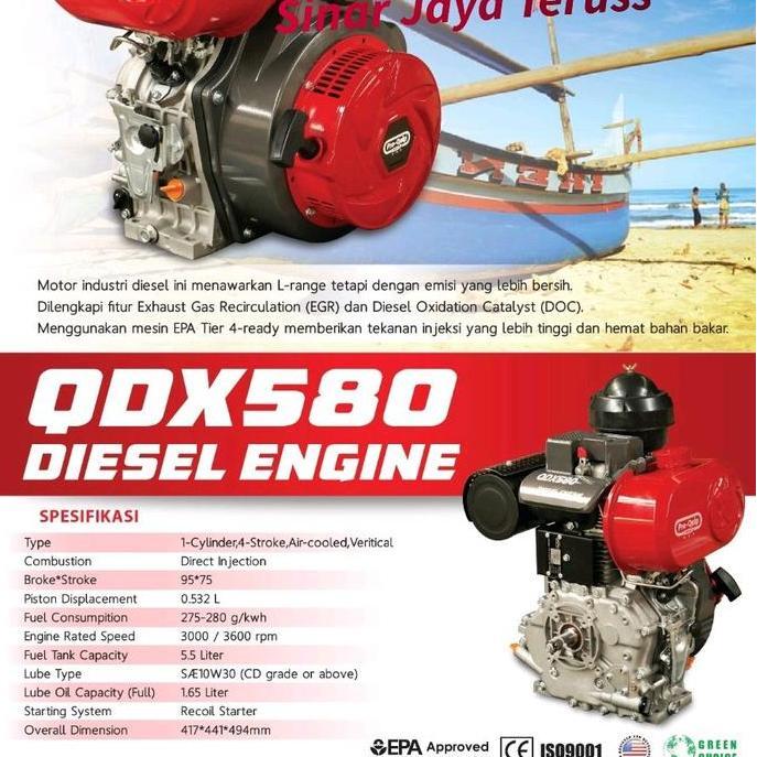 Ready Engine Diesel Pro Quip QDX 580