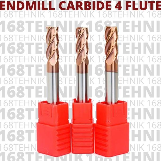 ENDMILL CARBIDE HRC55 SEMUA UKURAN / PISAU CUTTER MILLING / ENDMILL CARBIDE HRC55 3MM / ENDMILL CARB