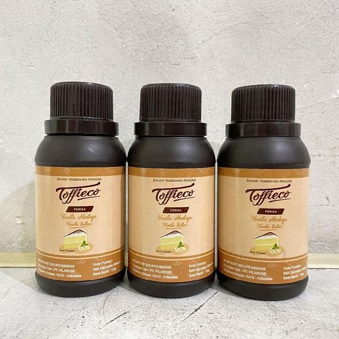 (100 gram) Toffieco perisa VANILLA BUTTER botol | perisa vanilla mentega | toffieco vanilla butter