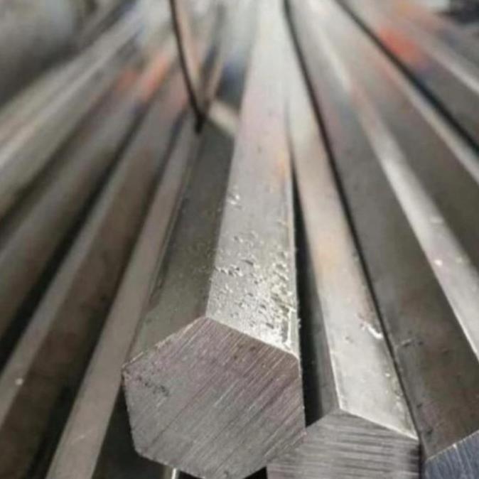 as stainless 304 segi enam / hexagon 38 mm 38mm panjang 130cm