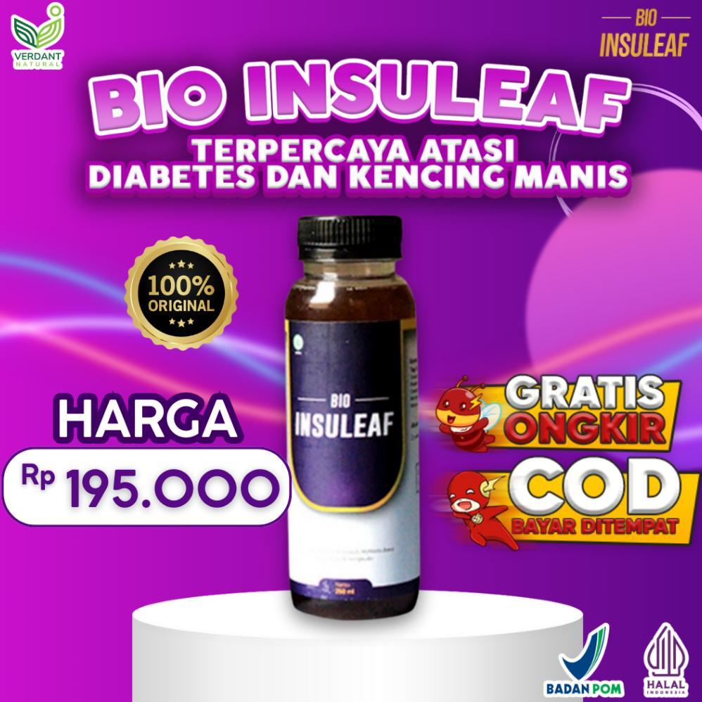 (Terbaru) Bio Insuleaf Herbal Insulin Cegah Diabetes Menurunkan Hipertensi & Gula Darah Asli 100% Or