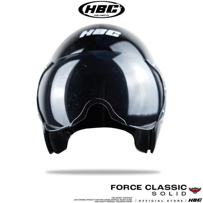 Helm HBC FORCE CLASSICO SOLID Helm Retro Half F SNI