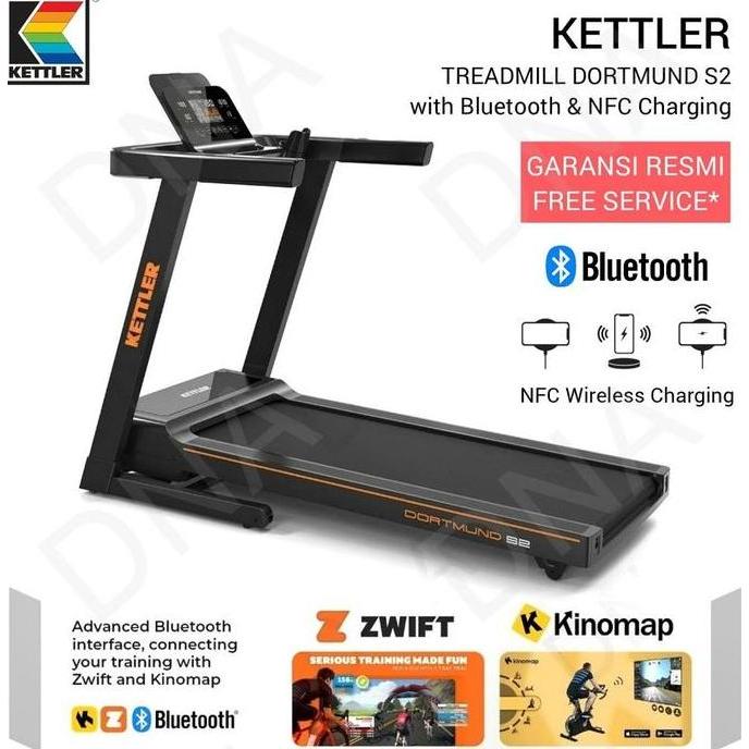 Treadmill Elektrik KETTLER Dortmund S2 (Bluetooth & NFC) -