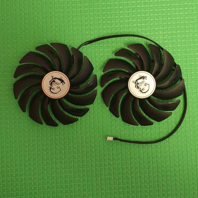 Fan Vga MSI Gaming X 95mm 4pin RX 580 570 480 470 Gtx 1060 1070 1080