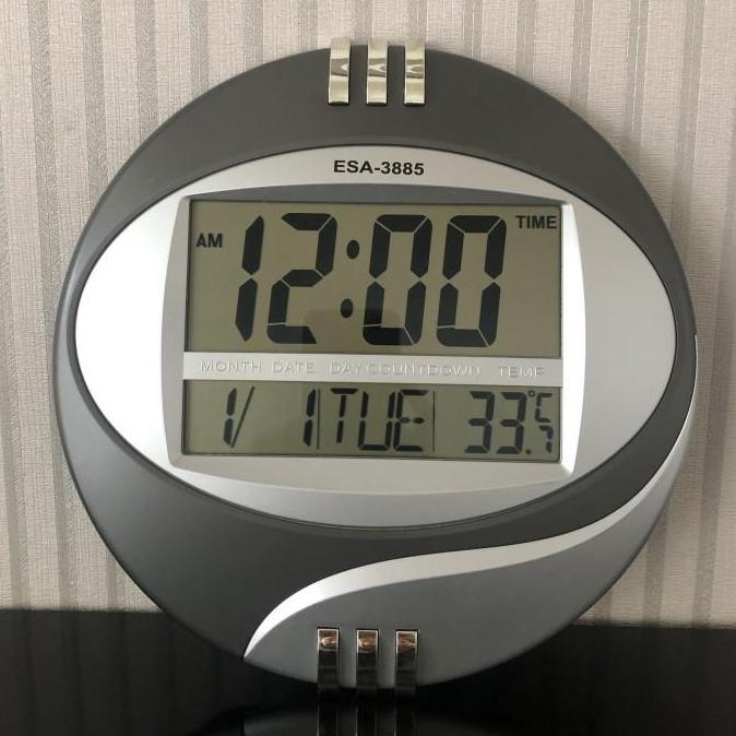 LED ESA 3885 / Jam Meja Digital / Jam Dinding Digital 3885