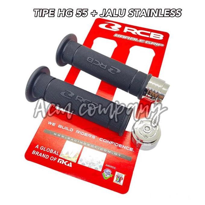 ACC VARIASI BEAT DELUXE NEW GRIP RCB+JALU STENLIS CROM ORIGINAL SEMUA
