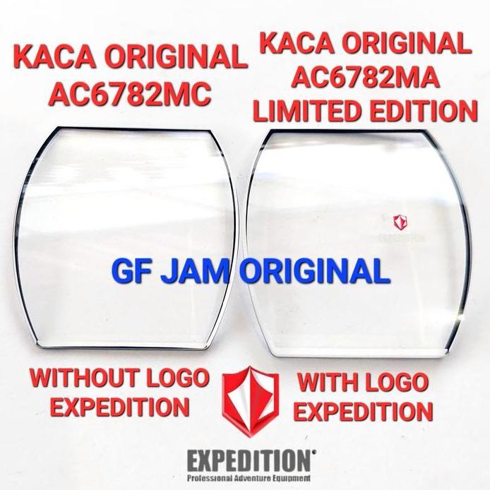 Ready KACA JAM TANGAN EXPEDITION E6782 E6782 ORIGINAL 100% SPARE PART