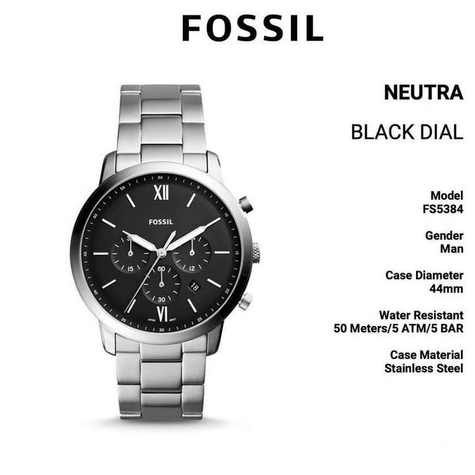 Jam Tangan Pria Original FS5384 FS 5384 Neutra Chronograph Original Garansi Resmi 2Tahun