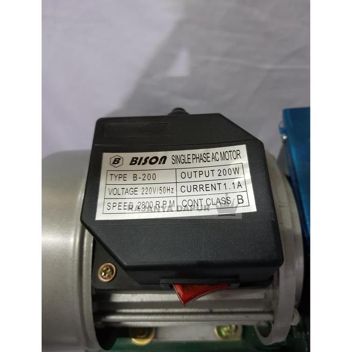 mesin parutan kelapa bison type B-200 - parutan kelapa listrik kecil