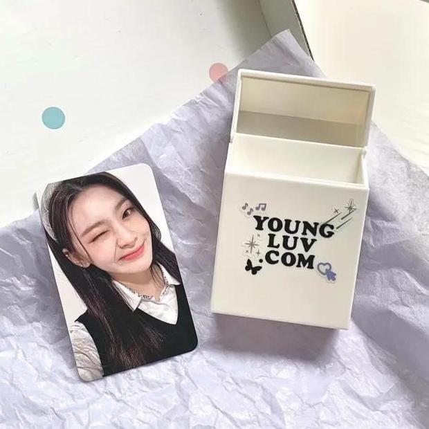 HARD BOX PHOTOCARD LOMOCARD STORAGE BOKS STATIONERY ALAT TULIS ANAK WADAH PC TEMPAT PENYIMPANAN KPOP