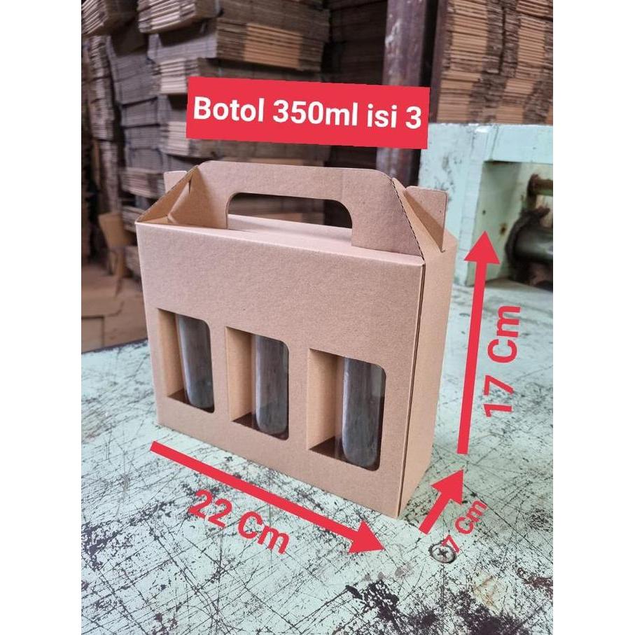 Kardus Minuman Botol 250 mL| Box Hampers Botol 250 mL