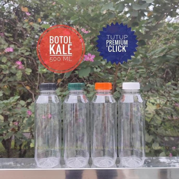 Botol Kale 500 ml / Botol Plastik 500ml / Botol Jus / Botol Kopi 31gr