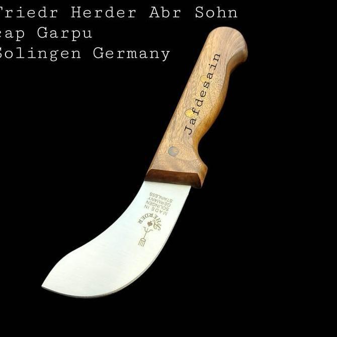 Skinner Seset Kulit Cap Garpu Original Herder Solingen Germany