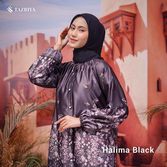 Tazbiya Tunik Silk Motif Premium Series | Tunik Silk Motif | Tunik Terbaru | Atasan Wanita PM