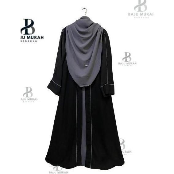 NOVELLEA GAMIS SET ABAYA PUTRI SYARI CRINKLE AIRFLOW S-XXL MURAH