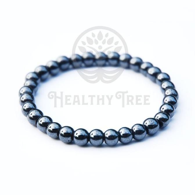 Gelang Batu Natural Kristal Magnetite Hematite (Blustin)