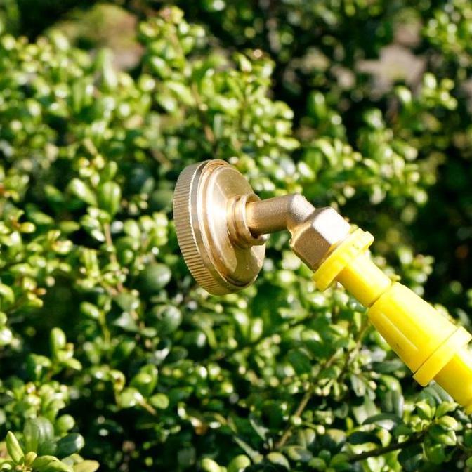 Nozzle Bengkok 8 Lubang Atau 7 Lubang Sprayer Elektrik 14M kuningan Adjustable Brass water Sprayer M