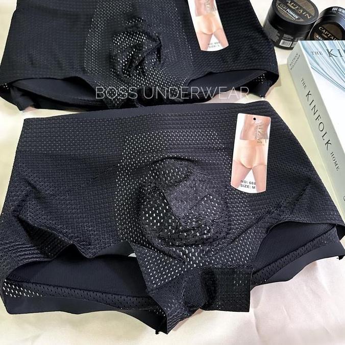 Celana busa pantat pria/ celana dalam busa/ busa penambah volume/ fashion pria Boxer Cowok