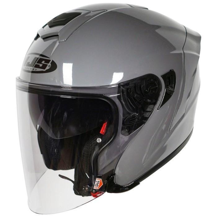 Helm Njs Kairoz Dv Solid Half Face Motorcycle Helmet Original Dan Terpercaya