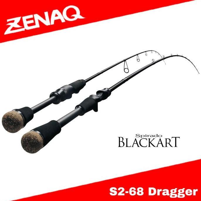 HARGA DISC - Joran Pancing Zenaq Spinning Rod Spirado Blackart S2-68 Dragger