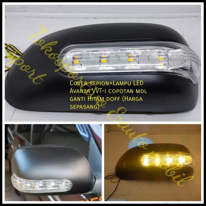 DISKON COVER SEPION MIRROR COVER+LAMPU LED AVANZA XENIA 2004-2010 MDL GANTI 