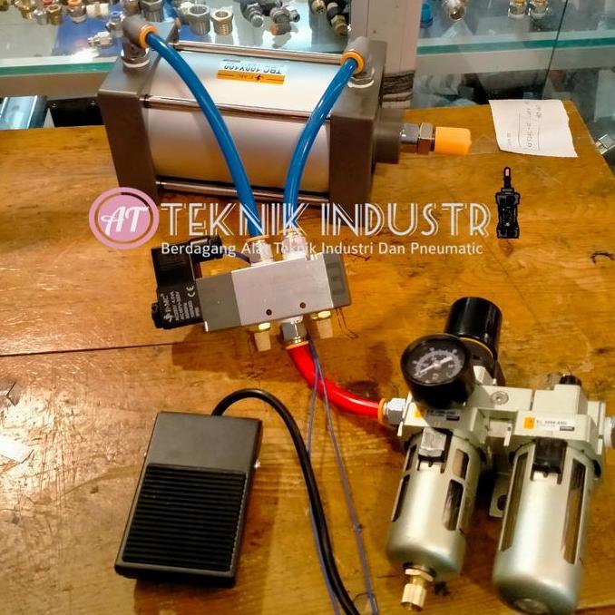 TERMURAH - Pneumatic set air cylinder press