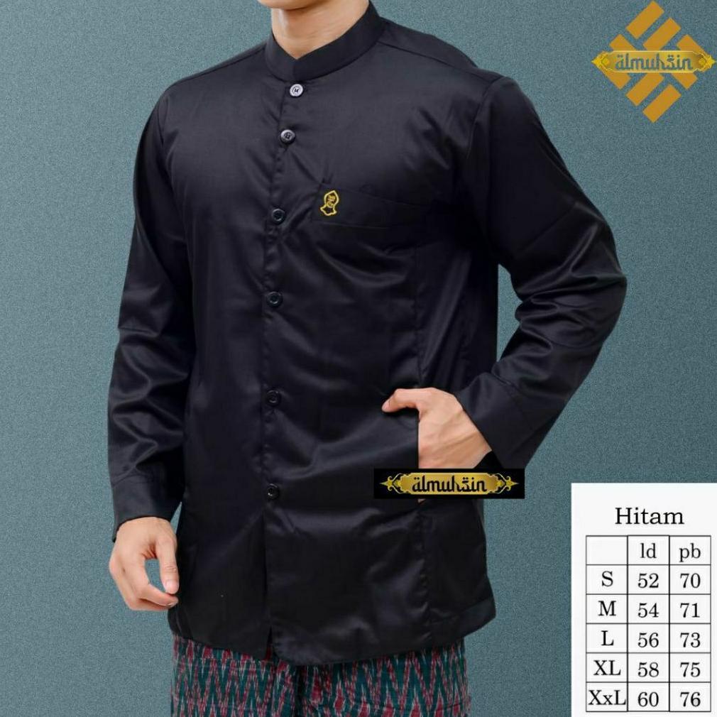 RECOMMENDED BAJU KOKO LENGAN PANJANG JASCO EXCLUSIV BAJU MUSLIM PRIA KOKO POLOS SEMI JAS MODERN TERL
