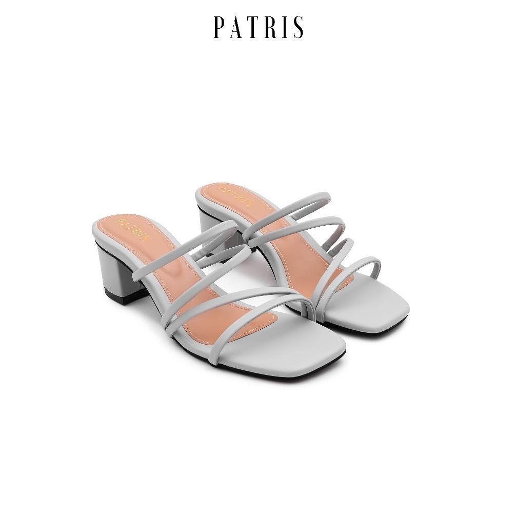 VELUXESPACE PATRIS CLARA SANDAL WANITA HEELS KULIT SINTETIS 5 CM ORIGINAL