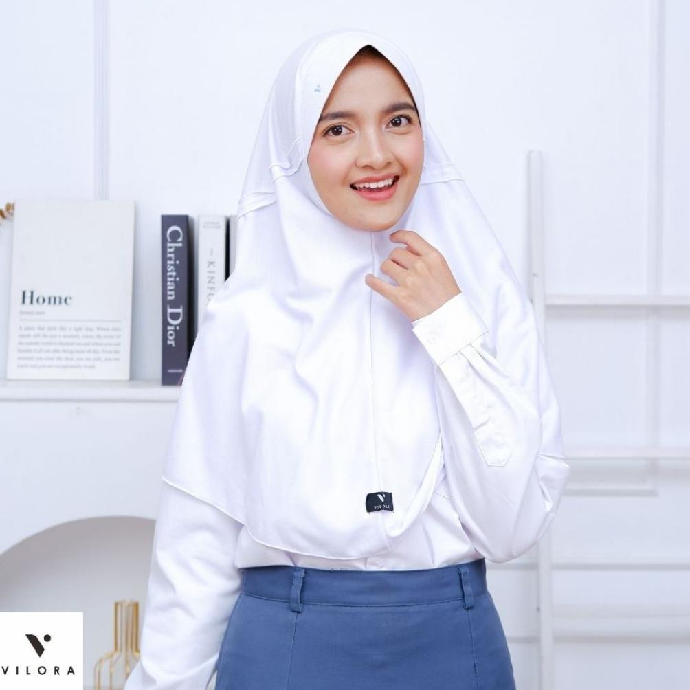 HOT KERUDUNG  JILBAB ORIGINAL VILORALOVE  SERUT  SEKOLAH SD SMP SMA