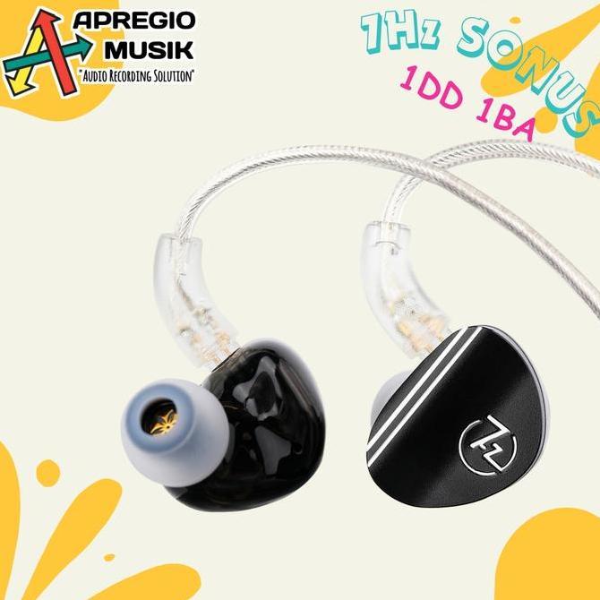 TERMURAH - 7Hz / 7 Hertz SONUS 1BA+1DD Hybrid Driver In Ear Monitor Earphone