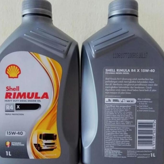 Ready Oli Mesin Shell Rimula R4X 1Liter