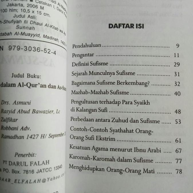 Ready Buku Hakikat Sufi dalam Al-Qur'an & As-Sunnah