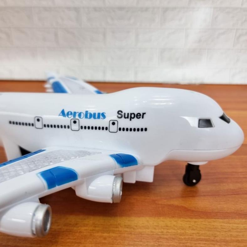 TERMURAH Mainan RC Pesawat Terbang Aerobus / Rc Pesawat Terbang Airbus Travel Around The World 8004