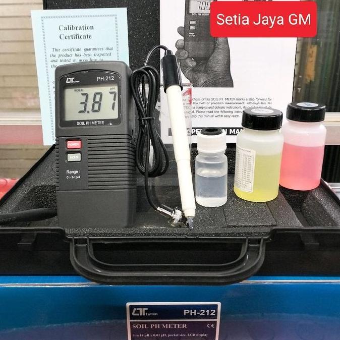 Lutron Ph-212 Soil Ph Meter - Alat Ukur Ph Tanah, Daging, Cream, Makanan