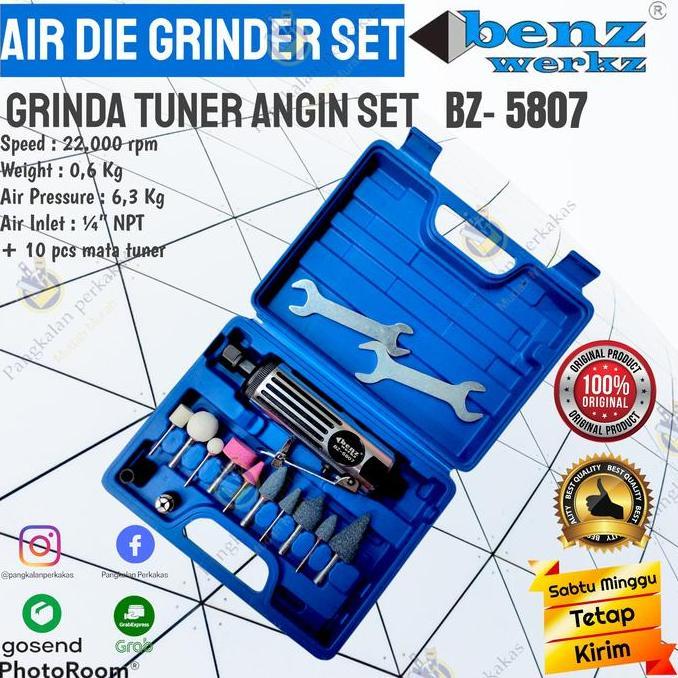 TERBARU - die grinder angin / air die grinder / cunner kit set benz 5807