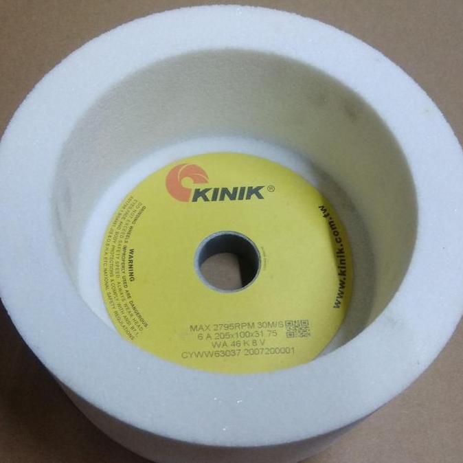 HARGA DISC - 2 pcs Batu Gerinda Mangkok Kinik Straight Cup Grinding Wheel 8" inch