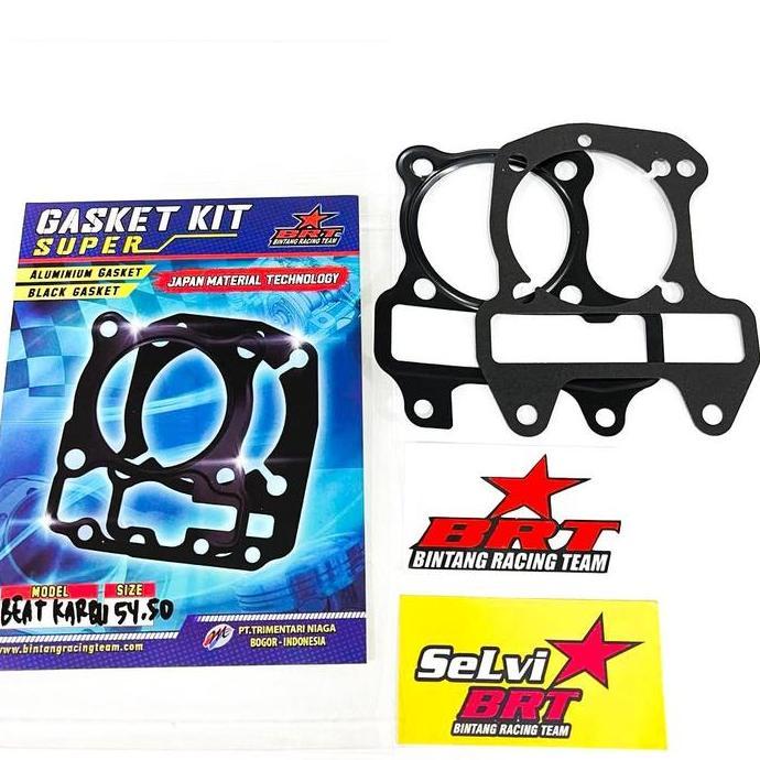 Gasket Paking Blok Brt Beat Karbu Scoopy Seal Karet Head /