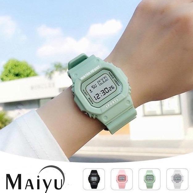 OFFICIAL Jam Tangan Wanita A0022 jam tangan led elektronik kotak kecil