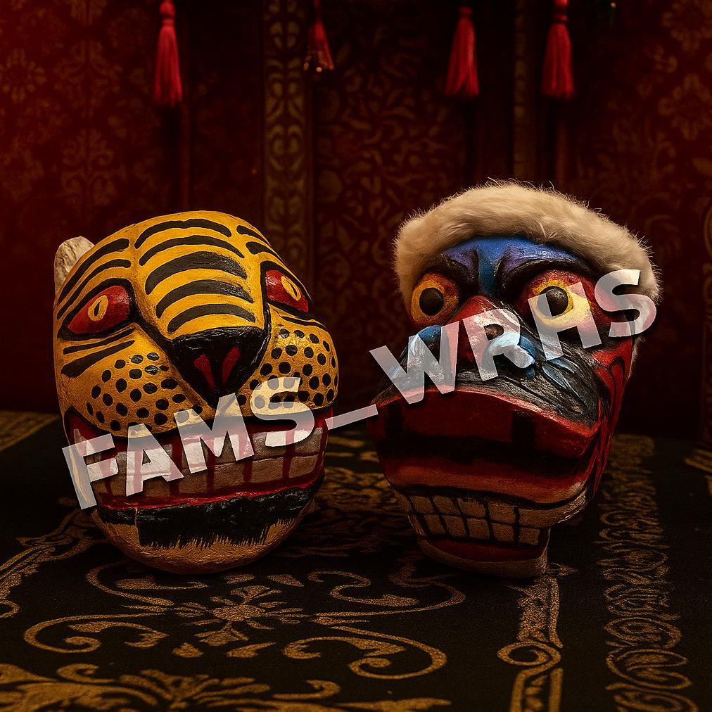 Barongan Kepruk Kucingan Kepala Barongan Jaranan Barongan Kayu Fm -40