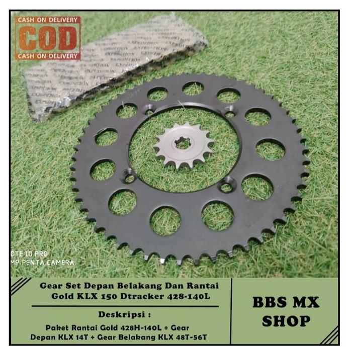 Gear Set Rantai KLX 150 14T-56T