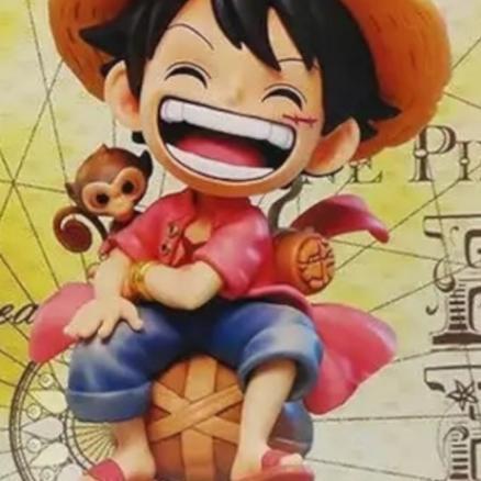 One Piece Action Figure Zoro Roronoa Resin Lufyy Koleksi Pajangan Anime