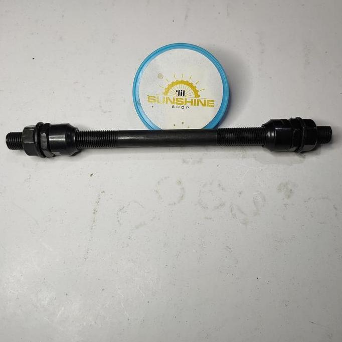 As Hub Bos Roda Belakang Single Speed 165mm x 9.3mm Sepeda Anak Onthel BMX POLO Black