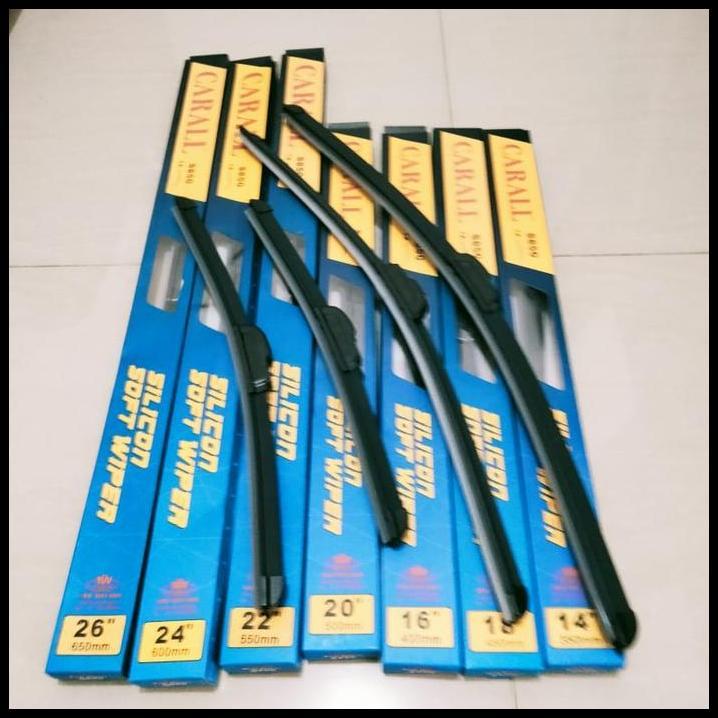 DISKON WIPER KACA DEPAN MOBIL ISUZU PANTHER FRAMELESS KARET SILICON 22-16 