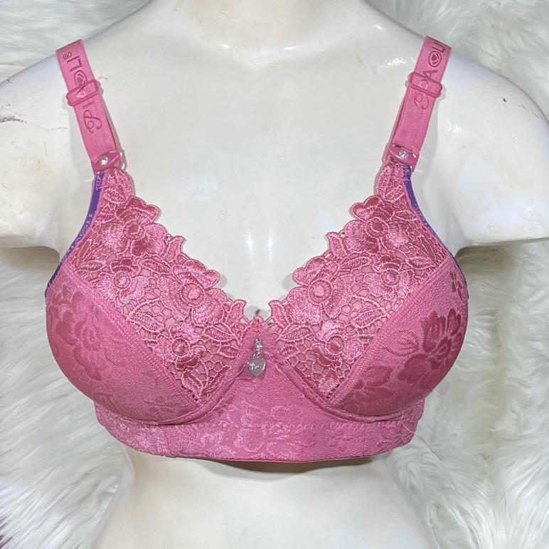 Bh Piaoli Renda Kait 3 Busa Push Up Nyaman Elegan