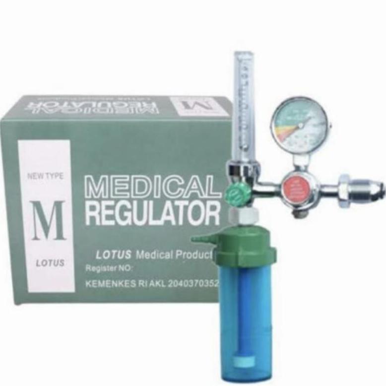Oxigen Tabung oksigen Lotus / regulator lotus